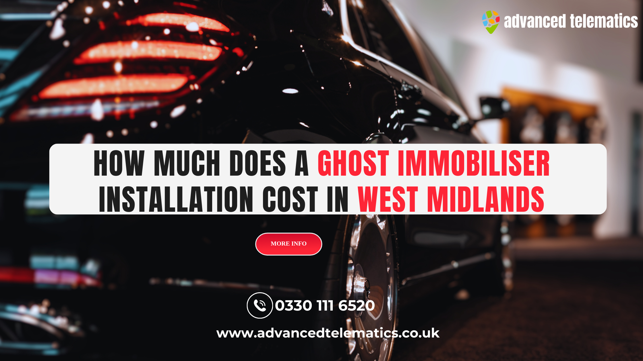 Cost of Ghost Immobiliser in West Midlands