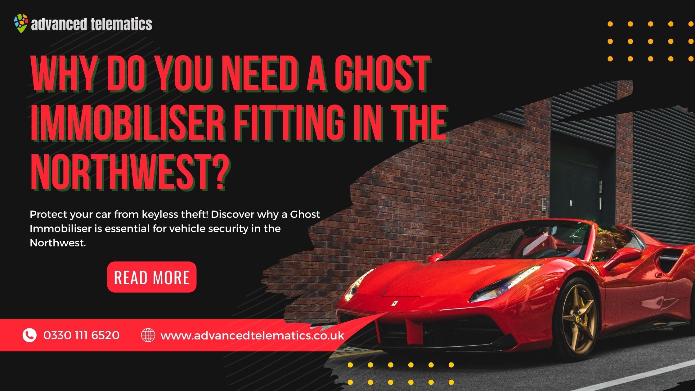 Why Do You Need a Ghost Immobiliser Fitting in the Northwest?
