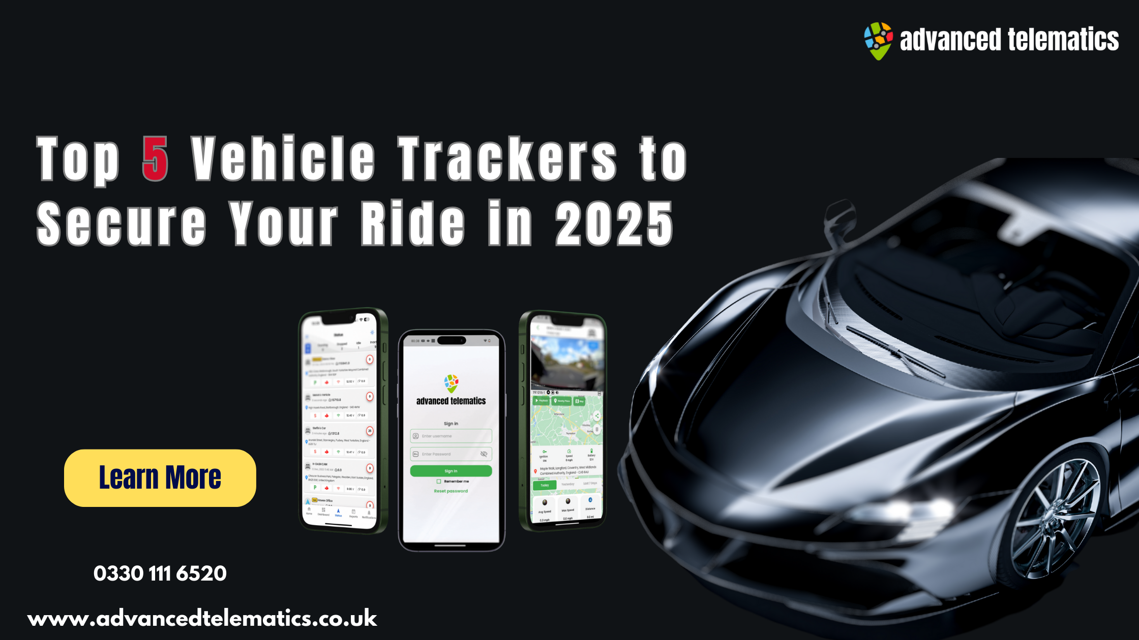 Top 5 Vehicle Trackers to Secure Your Ride in 2025.