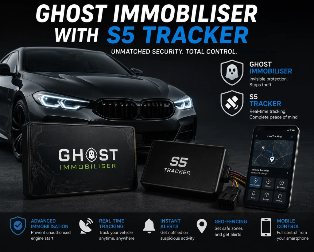 Ghost Immobiliser With S5 Tracker
